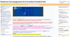 Desktop Screenshot of moodle.polytech-lille.fr