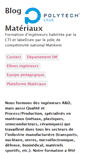 Mobile Screenshot of materiaux.polytech-lille.net